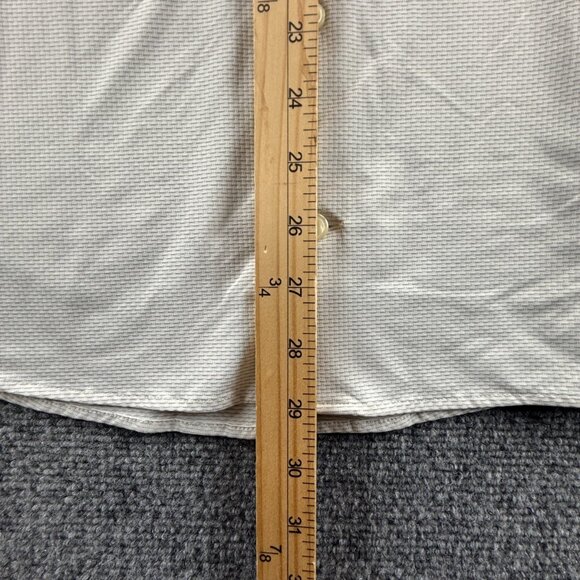 Eton Romania Nylon Spandex Gray Geometric Slim Two-Way Stretch 15.5 Elegant Work - Picture 4 of 16